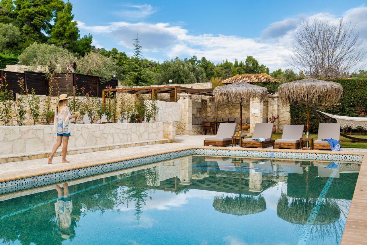 Palmrise Luxury Villas By Travel Pro Services - Nea Skioni Halkidiki מראה חיצוני תמונה